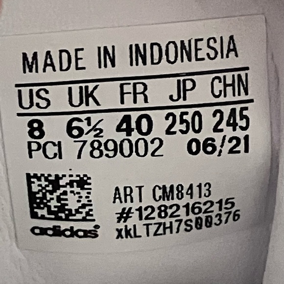 Adidas x Hattie Stewart Superstar White Red Shell Toe Leather - Picture 2 of 10